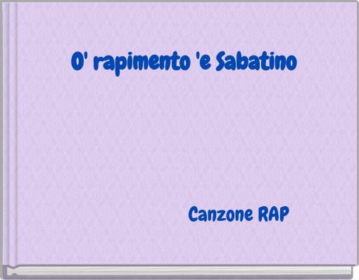 O' rapimento 'e Sabatino