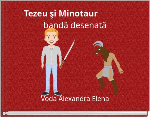 Tezeu şi Minotaur bandă desenată