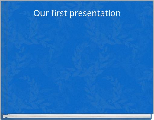Our first presentation