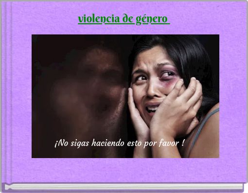 Book Cover for: violencia de género