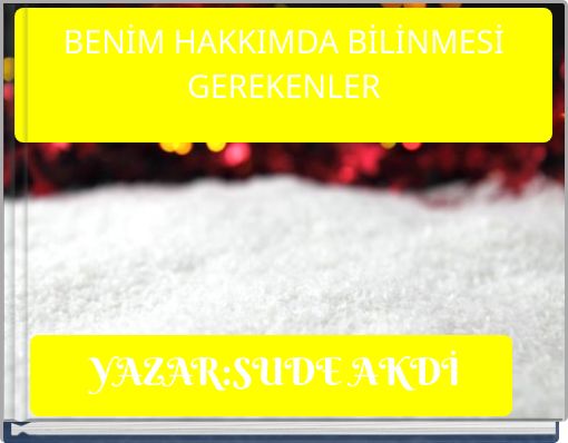 Front cover of 'BENİM HAKKIMDA BİLİNMESİ GEREKENLER' 
