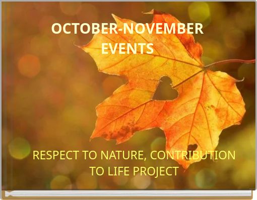 OCTOBER-NOVEMBER EVENTS