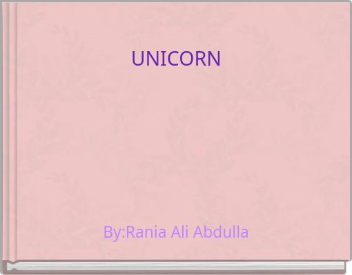 Front cover of 'UNICORN' 