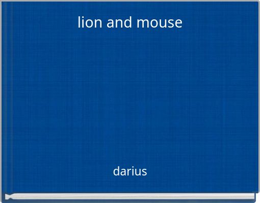 lion and mouse
