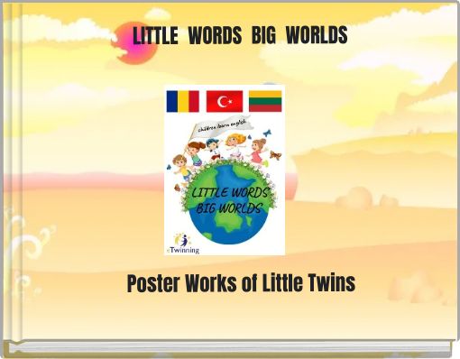 Book Cover for: LITTLE WORDS BIG WORLDS Poster Works of Little Twins