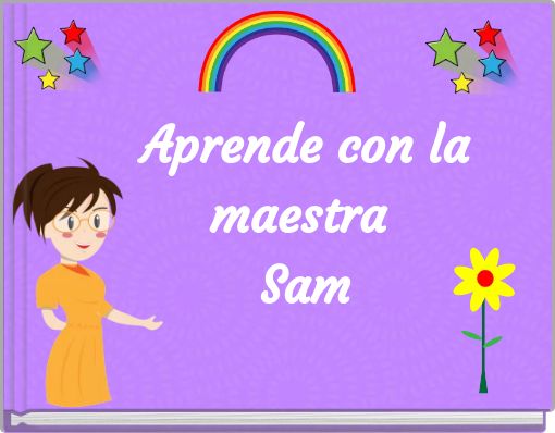 Front cover of 'Aprende con la maestra Sam' 