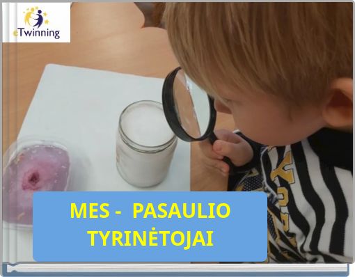 Front cover of 'MES - PASAULIO TYRINĖTOJAI' 