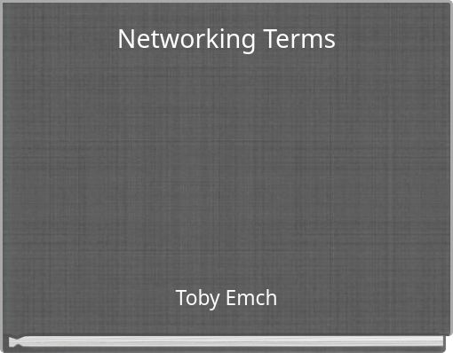 Networking Terms