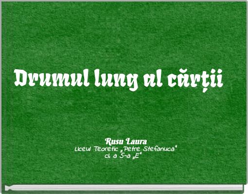 Drumul lung al cărții