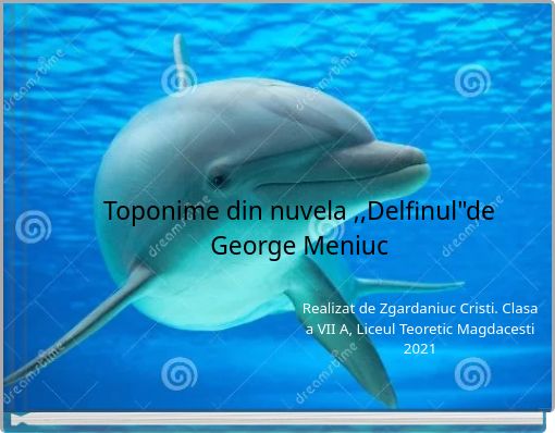 Toponime din nuvela ,,Delfinul"de George Meniuc
