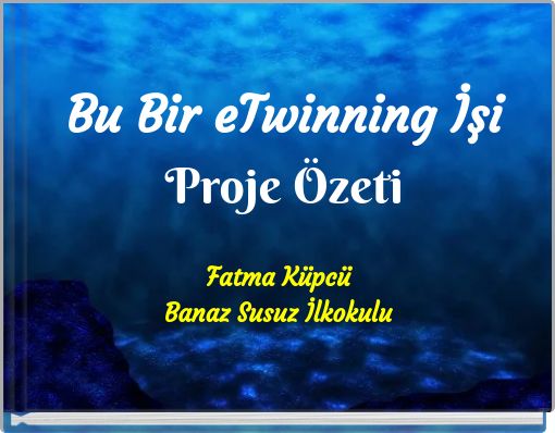 Bu Bir eTwinning İşi Proje Özeti