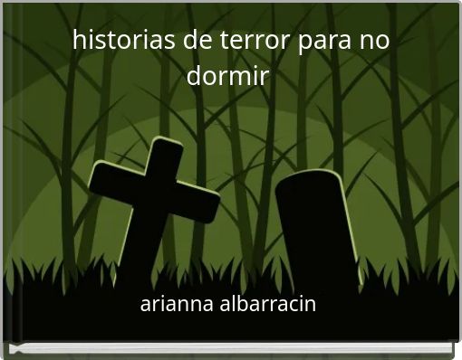 Front cover of 'historias de terror para no dormir' 