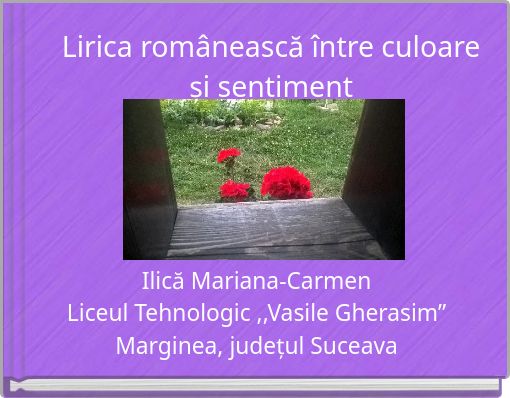 Lirica românească între culoare și sentiment