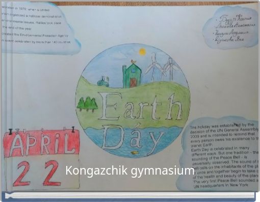 The Earth DayGrade 5 project