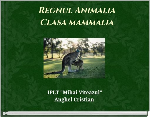 Regnul Animalia Clasa mammalia