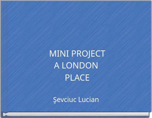 Front cover of 'MINI PROJECTA LONDON PLACE' 