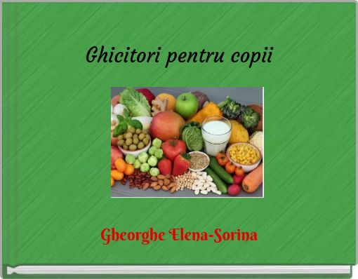 Book Cover for: Ghicitori pentru copii