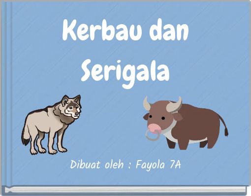 Front cover of 'Kerbau dan Serigala' 