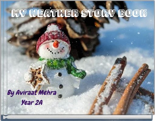 Front cover of 'MY WEATHER STORY BOOK' 