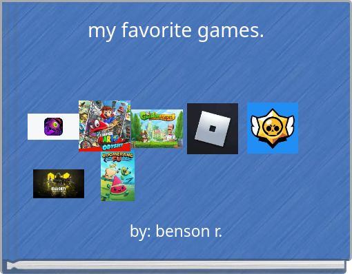Front cover of 'my favorite games.' 