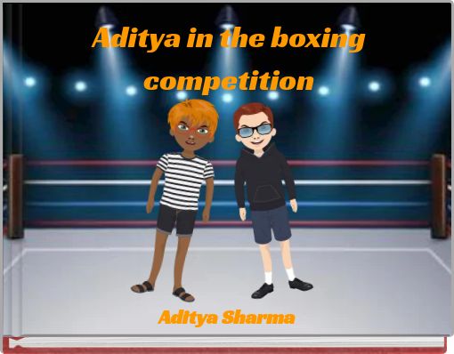 Aditya in the boxing competition