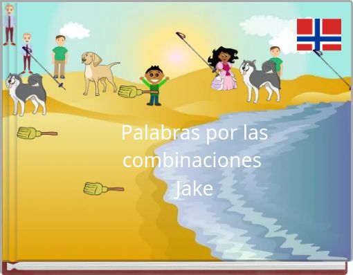 Front cover of 'Palabras por las combinaciones Jake' 