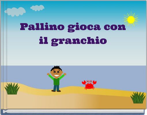 Pallino gioca con il granchio