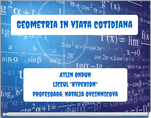 Geometria in viata cotidiana