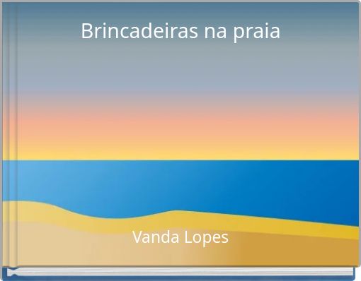 Front cover of 'Brincadeiras na praia' 