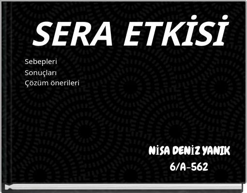 SERA ETKİSİ Sebepleri Sonu&ccedil;ları &Ccedil;&ouml;z&uuml;m &ouml;nerileri