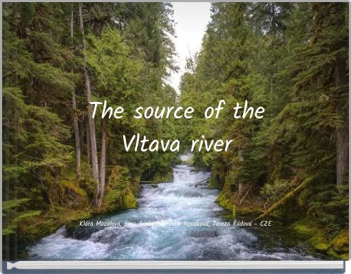 Book Cover for: The source of the Vltava river