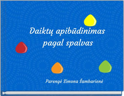 Daiktų apibūdinimas &nbsp