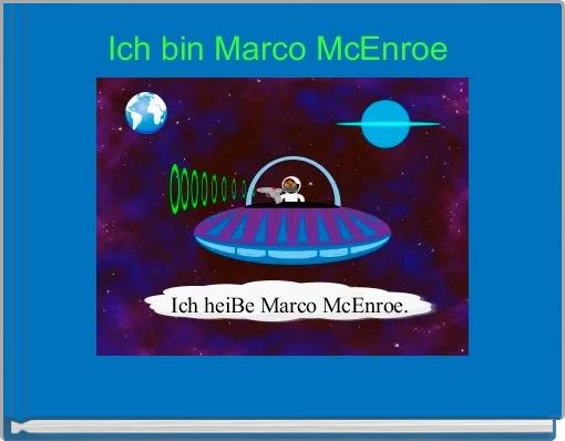 Book Cover for: Ich bin Marco McEnroe 