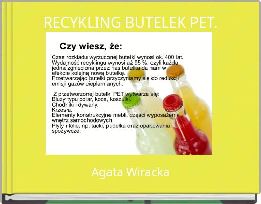 RECYKLING BUTELEK PET.