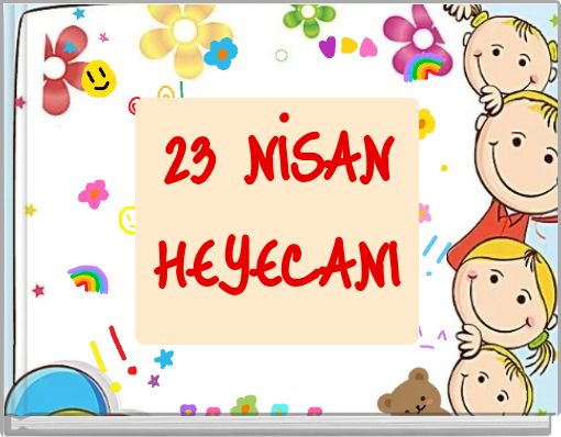 Front cover of '23 NİSAN HEYECANI' 
