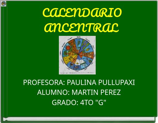 CALENDARIO ANCENTRAL