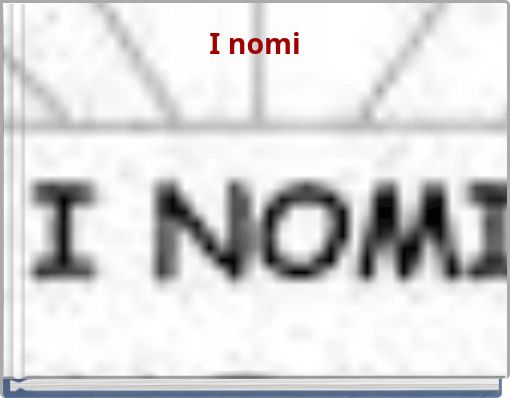 I nomi