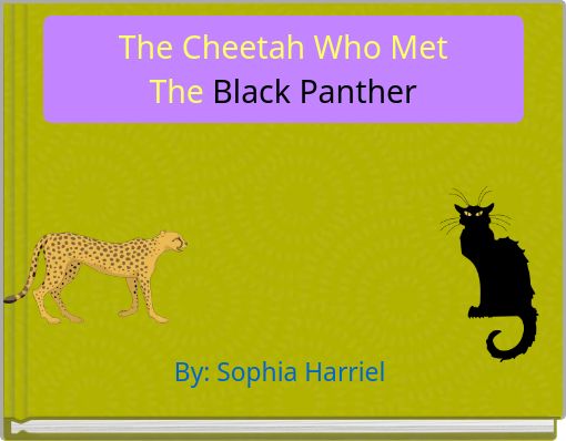 Front cover of 'The Cheetah Who Met The Black Panther' 