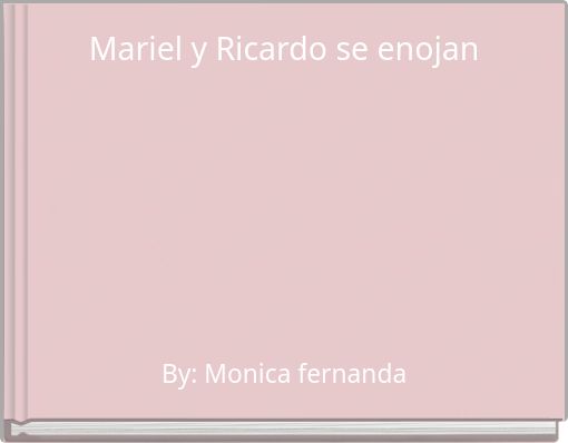 Mariel y Ricardo se enojan