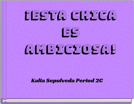 &iexcl;Esta chica es ambiciosa!