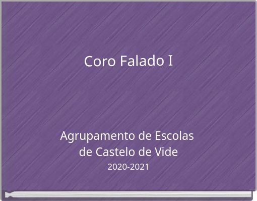 Book Cover for: Coro Falado I
