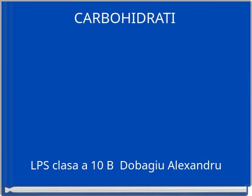 CARBOHIDRATI