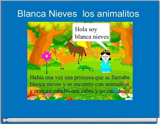 Front cover of 'Blanca Nieves  los animalitos ' 