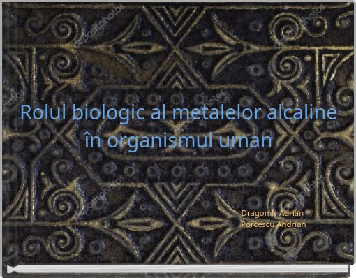 Rolul biologic al metalelor alcaline în organismul uman