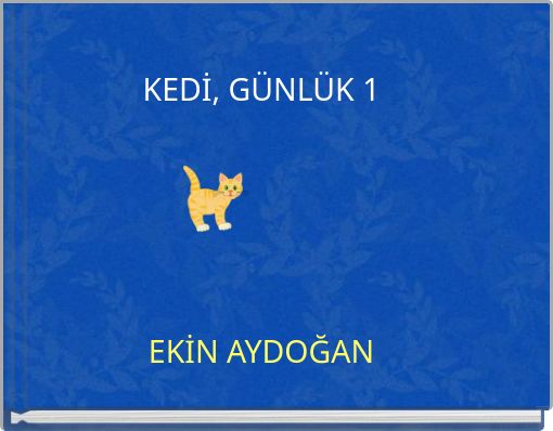 KEDİ, GÜNLÜK 1 EKİN AYDOĞAN