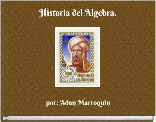 Front cover of 'Historia del Algebra.' 