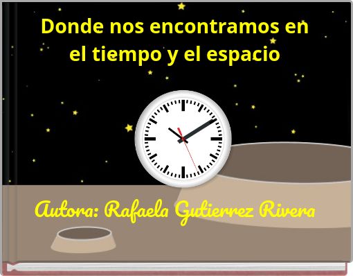Front cover of 'Donde nos encontramos en el tiempo y el espacio' 