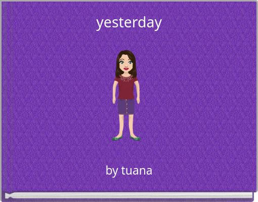 Front cover of 'yesterday' 