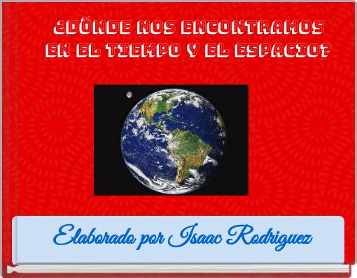 Front cover of '¿Dónde nos encontramos en el tiempo y el espacio?' 