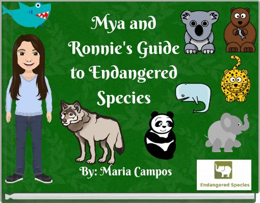 Book Cover for: Mya and Ronnie's Guide to Endangered Species
